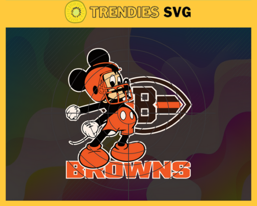 Cleveland Browns Mickey NFL Svg Cleveland Browns Cleveland svg Cleveland Mickey svg Browns svg Browns Mickey svg Design 2148