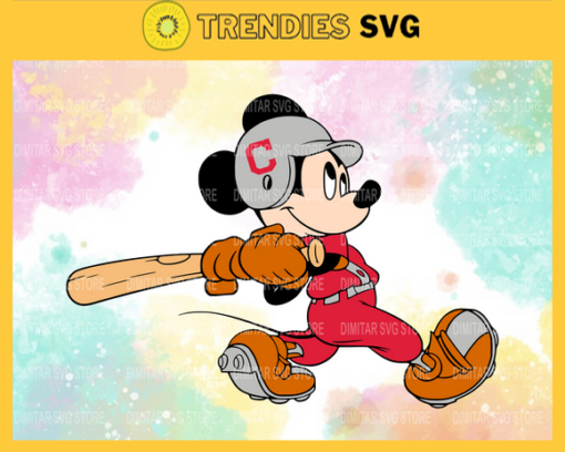 Cleveland Indians Mickey Svg Eps Png Dxf Pdf Baseball SVG files Design 2218
