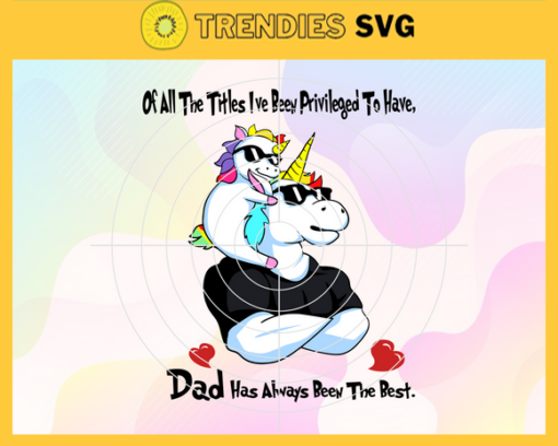 Dad and Son Svg Fathers Day Gifts Ideas Svg Family Quotes Svg Gift For Son Svg Dad Shirt Svg Unicorn Vector Svg Design 2273