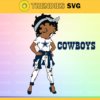 Dallas Cowboys Girl NFL Svg Pdf Dxf Eps Png Silhouette Svg Download Instant Design 2396