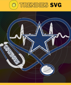 Dallas Cowboys Heart Stethoscope Svg Cowboys Nurse Svg Nurse Svg Cowboys Svg Cowboys Png Cowboys Logo Svg Design 2407