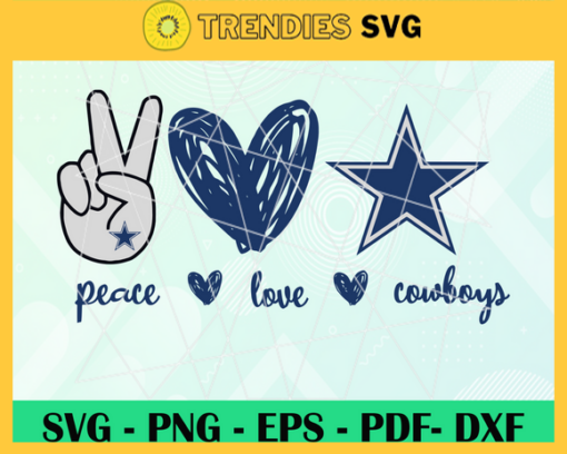 Dallas Cowboys Svg NFL Svg National Football League Svg Match Svg Teams Svg Football Svg Design 2468