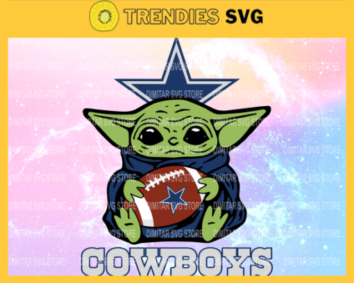 Dallas Cowboys YoDa NFL Svg Pdf Dxf Eps Png Silhouette Svg Download Instant Design 2473