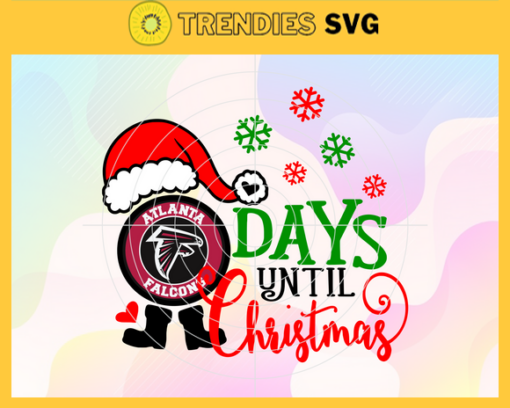 Days Until Christmas Atlanta Falcons Svg Falcons Svg Falcons Santa Svg Falcons Logo Svg Falcons Christmas Svg Football Svg Design 2490