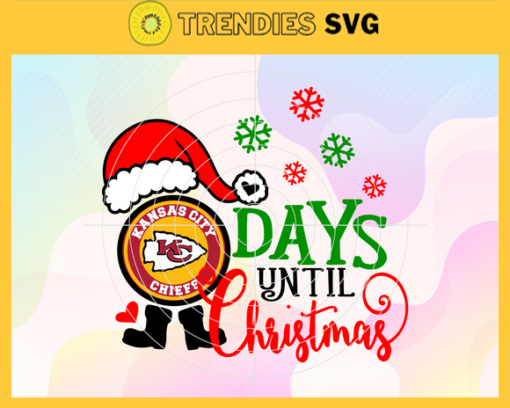 Days Until Christmas Kansas City Chiefs Svg Chiefs Svg Chiefs Santa Svg Chiefs Logo Svg Chiefs Christmas Svg Football Svg Design 2510