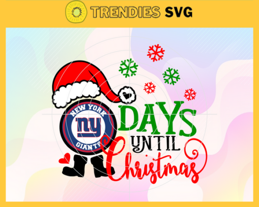 Days Until Christmas New York Giants Svg Giants Svg Giants Santa Svg Giants Logo Svg Giants Christmas Svg Football Svg Design 2523