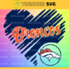 Denver Broncos Heart NFL Svg Sport NFL Svg Heart T Shirt Heart Cut Files Silhouette Svg Download Instant Design 2636