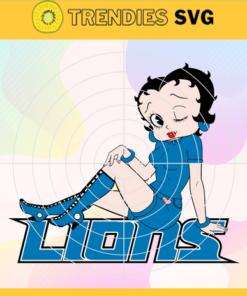 Detroit Lions Betty Boop Svg Lions Svg Lions Girls Svg Lions Logo Svg White Girls Svg Queen Svg Design 2726