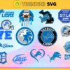 Detroit Lions Bundle Logo SVG PNG EPS DXF PDF Football Design 2727