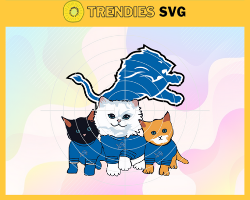 Detroit Lions Cat Svg Lions Cat Svg Cat Svg Lions Svg Lions Png Lions Logo Svg Design 2729