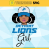 Detroit Lions Girl NFL Svg Pdf Dxf Eps Png Silhouette Svg Download Instant Design 2756