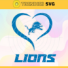 Detroit Lions Heart NFL Svg Detroit Lions Detroit svg Detroit Heart svg Lions svg Design 2763