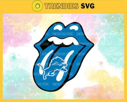 Detroit Lions Lips NFL Svg Detroit Lions Detroit svg Detroit Lips svg Lions svg Design 2770