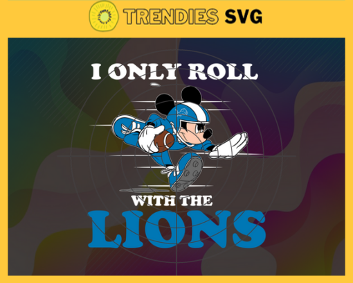 Detroit Lions Mickey NFL Svg Detroit Lions Svg Detroit Svg Detroit Mickey Svg Lions Svg Design 2773