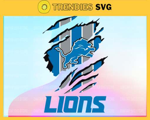 Detroit Lions Scratch NFL Svg Pdf Dxf Eps Png Silhouette Svg Download Instant Design 2790