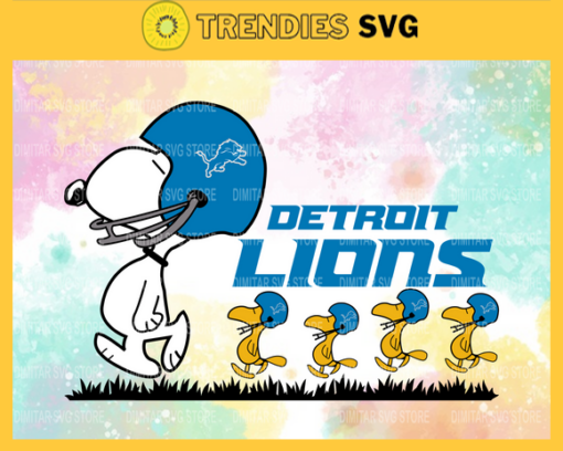 Detroit Lions Snoopy NFL Svg Detroit Lions Detroit svg Detroit Snoopy svg Lions svg Design 2797