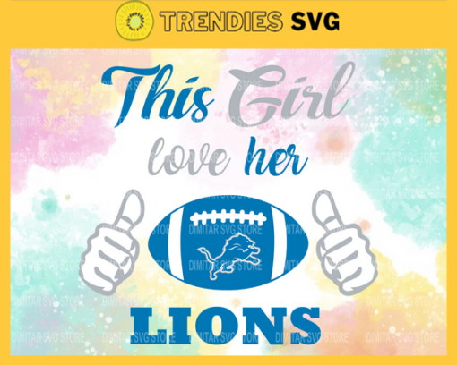 Detroit Lions Svg NFL Svg National Football League Svg Match Svg Teams Svg Football Svg Design 2828