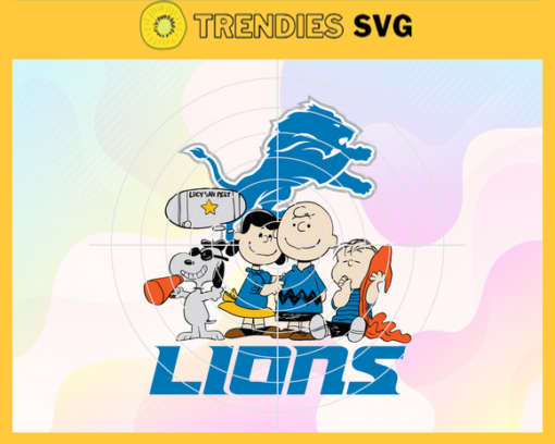 Detroit Lions The Peanuts And Snoppy Svg Detroit Lions Detroit svg Detroit Snoopy svg Lions svg Design 2829