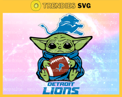 Detroit Lions YoDa NFL Svg Pdf Dxf Eps Png Silhouette Svg Download Instant Design 2831