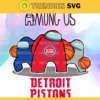 Detroit Pistons Among us NBA Basketball SVG cut file for cricut files Clip Art Digital Files vector Svg Eps Png Dxf Pdf Design 2832