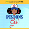 Detroit Pistons Girl NFL Svg Pdf Dxf Eps Png Silhouette Svg Download Instant Design 2834