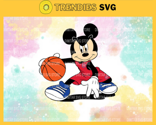 Detroit Pistons Mickey NBA Sport Team Logo Basketball Svg Eps Png Dxf Pdf Design 2837