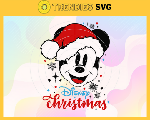 Disney Christmas Svg Mickey Santa Svg Christmas Day Svg Merry Christmas Svg Winter Svg Christmas Light Svg Design 2870