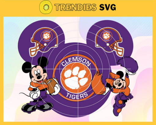 Disney Clemson Tigers Svg Clemson Tigers Svg Tigers Svg Tigers Logo svg Tigers Mickey Svg NCAA Mickey Svg Design 2871