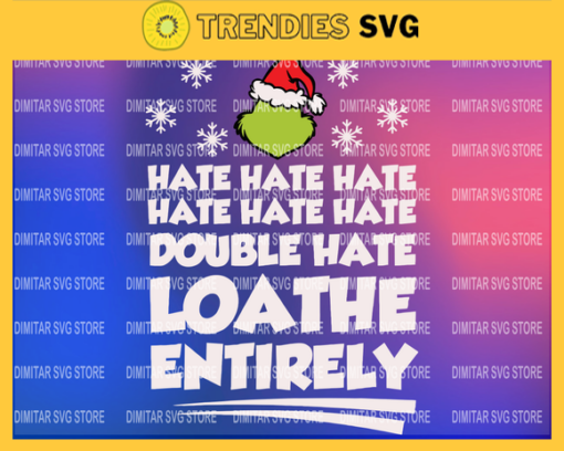 Double Hate Loathe Entirely Svg Png Pdf Eps Dxf Instand download Design 3023 Design 3023