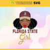 Florida State Black Girl Svg Florida State Svg State Svg State Logo svg State Girl Svg NCAA Girl Svg Design 3189