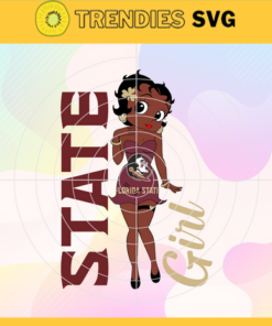 Florida State Black Girl Svg Florida State Svg State Svg State Logo svg State Girl Svg NCAA Girl Svg Design 3190
