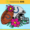 Flower football Indianapolis Colts SVG PNG EPS DXF PDF Football Design 3218