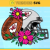 Flower football Kansas Chiefs City SVG PNG EPS DXF PDF Football Design 3220