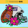 Flower football New York Giants SVG PNG EPS DXF PDF Football Design 3227