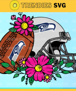 Flower football Seattle Seahawks SVG PNG EPS DXF PDF Football Design 3233