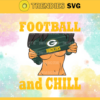 Football And Chill Svg Green Bay Packers Svg Green Bay Svg Lions svg Girl Svg Queen Svg Design 3248