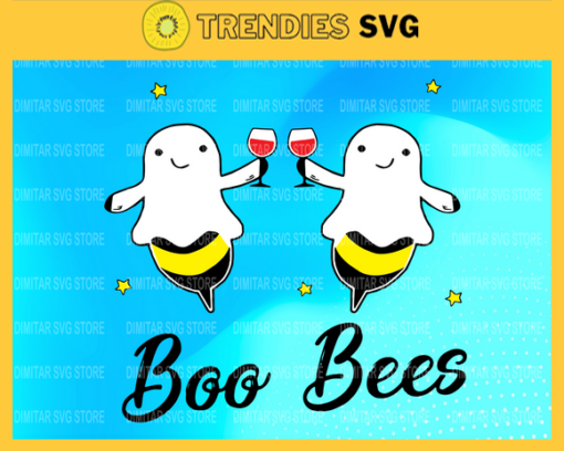 Funny Wine Boo Bees Svg Funny Halloween svg Halloween svg Halloween 2020 Cricut File Silhouette Design 3337