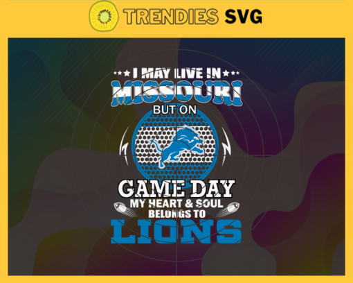 Game Day Lions Svg Detroit Lions Svg Lions svg Lions Girl svg Lions Fan Svg Lions Logo Svg Design 3357