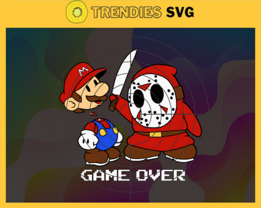 Game Over By Mike Svg Game Over Svg Mario Svg Mario Halloween Svg Halloween Svg Halloween Mario Svg Design 3381