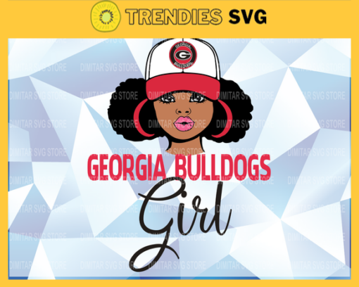 Georgia Bulldogs Girl Svg Eps Dxf Png Pdf Instant Download Design 3397