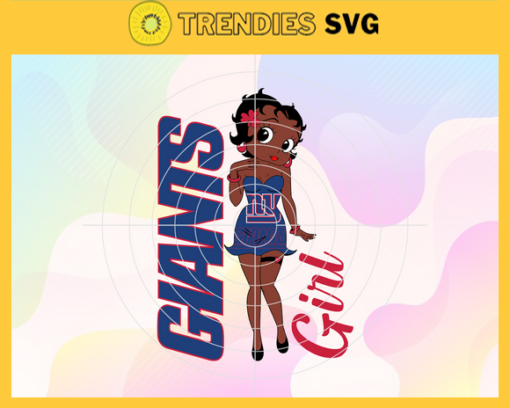 Giants Black Girl Svg New York Giants Svg Giants svg Giants Girl svg Giants Fan Svg Giants Logo Svg Design 3412