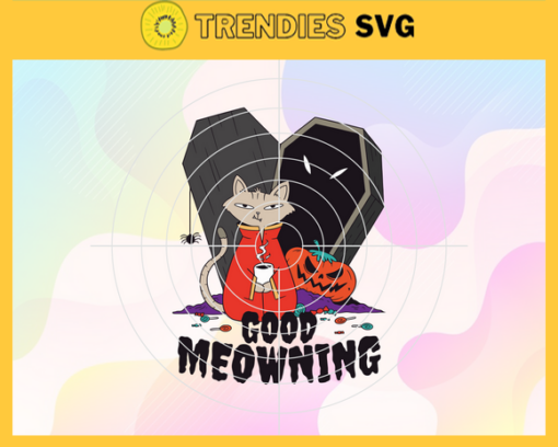 Good Meowning Svg Halloween svg Cat Svg Movie Characters Svg Scary Characters Svg Horror Movie Svg Design 3573