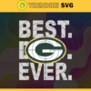 Green Bay Packers Best Dad Ever svg Fathers Day Gift Footbal ball Fan svg Dad Nfl svg Fathers Day svg Packers DAD svg Design 3609