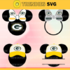 Green Bay Packers Disney Inspired printable graphic art Mickey Mouse SVG PNG EPS DXF PDF Football Design 3600