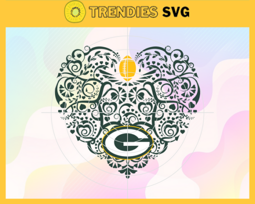 Green Bay Packers Heart NFL Svg Green Bay Packers Green Bay svg Green Bay Heart svg Packers svg Packers Heart svg Design 3649