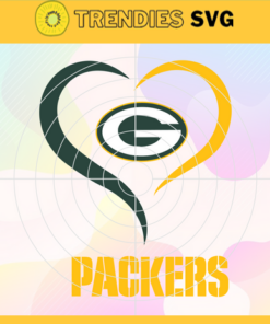 Green Bay Packers Heart NFL Svg Green Bay Packers Green Bay svg Green Bay Heart svg Packers svg Packers Heart svg Design 3652