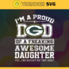 Green Bay Packers I Proud Dad Of A Freaking Awesome Daughter Svg Fathers Day Gift Footbal ball Fan svg Dad Nfl svg Fathers Day svg Packers DAD svg Design 3656