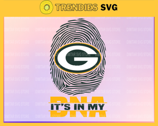 Green Bay Packers It is in my DNA Svg Sport NFL Svg DNA T Shirt DNA Cut Files Silhouette Svg Download Instant Design 3657