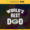 Green Bay Packers Worlds Best Dad svg Fathers Day Gift Footbal ball Fan svg Dad Nfl svg Fathers Day svg Packers DAD svg Design 3719