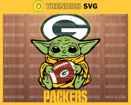 Green Bay Packers YoDa NFL Svg Pdf Dxf Eps Png Silhouette Svg Download Instant Design 3720